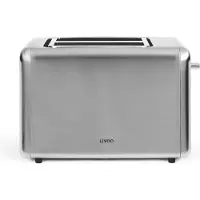 Livoo 2-scheiben-toaster, 850 w, metallicgrau DOD205