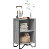 vidaXL Bücherregal Grau Sonoma 80x31x169 cm Holzwerkstoff 3295315