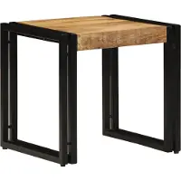 vidaXL Couchtisch Braun 40 x 40 x 38 cm Massivholz Mango
