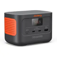 Jackery Explorer 100 Plus Tragbare Powerstation, 99Wh LiFePO4-Akku Schnellladung, 3-Port 128W TragBack-up-Akku für Reise Notfall