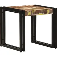 vidaXL Couchtisch 40 x 40 x 38 cm Massives upgecyceltes Holz