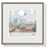 Walther design walther + design Lifestyle Kunststoff Bilderrahmen 10x10 cm STAHL