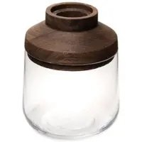 LOU DE CASTELLANE Vase Denali 25 cm - Transparent Rund Glas 19.5x24.5 cm