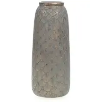 Amadeus Vase capu 41 cm - Grau Rund Harz 17.5x17.5 cm