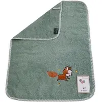 Ross Walk Frottier Kinderprogramm Fuchs lindgrün Handtuch 50x70 cm - grün