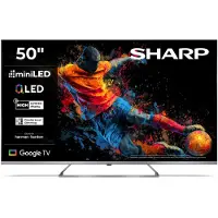 Sharp 50JP7765E QLED Fernseher 50 Zoll Google TV 4K UHD Smart TV Mini-LED HDR Dolby Vision (2026)