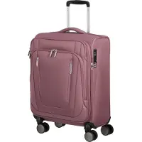 American Tourister Wanderlite Handgepäck Spinner S - Erweiterbar 45/49.5 Liter - 55x40x25 cm - galactic mauve