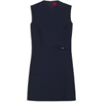 HUGO Kanine 10218228 Red Kurzes ärmelloses Kleid