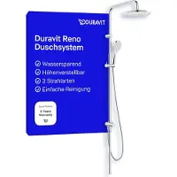 Duravit UV4322002010 ShowerSystem Reno MinusFlow Chrom
