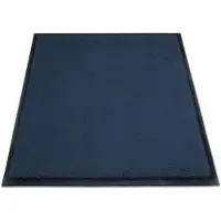 Miltex Schmutzfangmatte Eazycare Style, eckig, antistatisch, UV-beständig, waschbar, High-Twist-Nylon & Niltrilgummi, 750 x 850 mm, stahlblau