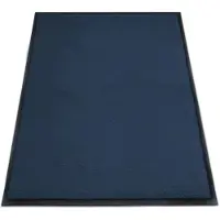 Miltex Schmutzfangmatte Eazycare Style, eckig, antistatisch, UV-beständig, waschbar, High-Twist-Nylon & Niltrilgummi, 800 x 1200 mm, stahlblau