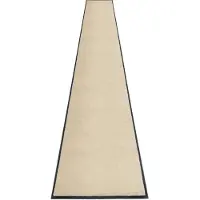 Miltex Schmutzfangmatte Eazycare Style, eckig, antistatisch, UV-beständig, waschbar, High-Twist-Nylon & Niltrilgummi, 850 x 3000 mm, hellelfenbein