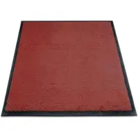 Miltex Schmutzfangmatte Eazycare Style, eckig, antistatisch, UV-beständig, waschbar, High-Twist-Nylon & Niltrilgummi, 750 x 850 mm, braunrot