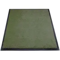 Miltex Schmutzfangmatte Eazycare Style, eckig, antistatisch, UV-beständig, waschbar, High-Twist-Nylon & Niltrilgummi, 750 x 850 mm, chromoxidgrün
