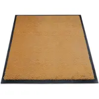 Miltex Schmutzfangmatte Eazycare Style, eckig, antistatisch, UV-beständig, waschbar, High-Twist-Nylon & Niltrilgummi, 750 x 850 mm, braunbeige