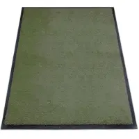 Miltex Schmutzfangmatte Eazycare Style, eckig, antistatisch, UV-beständig, waschbar, High-Twist-Nylon & Niltrilgummi, 800 x 1200 mm, chromoxidgrün