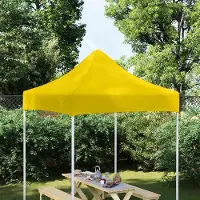 Prolenta Maison Exclusive - Partyzelt-Dach 2x2 m Gelb 270 g/m²