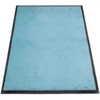 Miltex Schmutzfangmatte Eazycare Style, eckig, antistatisch, UV-beständig, waschbar, High-Twist-Nylon & Niltrilgummi, 800 x 1200 mm, pastellblau