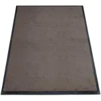 Miltex Schmutzfangmatte Eazycare Style, eckig, antistatisch, UV-beständig, waschbar, High-Twist-Nylon & Niltrilgummi, 800 x 1200 mm, graubraun
