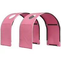 Prolenta Maison Exclusive - Bett-Tunnel für Kinder-Hochbetten 2 stk. Rosa Polyester