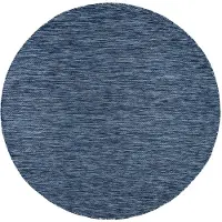 TT Home Teppich Für Outdoor Wetterfest Küchenteppich Balkon Terrasse Unifarbenes Design Modern Größe 80 cm Rund