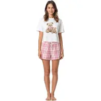 Kruze By Enzo Kruze | Damen Pyjama-Set - T-Shirt & Shorts
