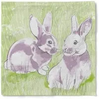 Mank Tissue Cocktail-Serviette Lilly & Lenni, 24 x 24 cm, 150 Stück - - Ostern Frühling