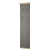 Möbel Kraft Garderobenpaneel ¦ grau ¦ Holzwerkstoff ¦ Maße (cm): B: 46,4 H: 190 T: 4.7