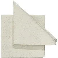 Pichler Tischwäsche Keaton weiß Serviette 40x40 cm - weiß;gelb
