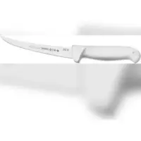 Mundial , Ausbeinmesser, (6308-6), 15.2CM, flexible schmale gebogene Klinge, Weiß, Edelstahl