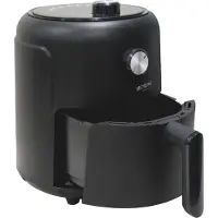 Michelino Effiziente Heißluftfritteuse 2,6 Liter 1000W schwarz