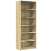 vidaXL Highboard Sonoma-Eiche 70x41x185 cm Holzwerkstoff