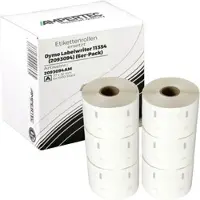 Ampertec Etiketten kompatibel zu Dymo 11354 (2093094) 57 x 32mm 6 x 1000 St.