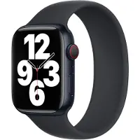 Apple Silikon Solo Loop für Watch | 38/40/41/42 mm - Größe 4 - Midnight