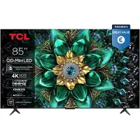 TCL Q6C 85Q6C, 2,16 m (85"), 3840 x 2160 Pixel, QD-Mini LED, Smart-TV, WLAN, Metallisch