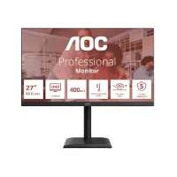 AOC 27“ 4K UHD Professional Monitor mit USB-C - Schwarz
