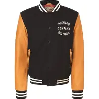 Rokker College Motorrad Leder-/Textiljacke