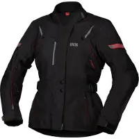 IXS Damen Jacke Tour Liz-ST schwarz-rot DS rot-schwarz