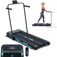Thunder Elektrisches Laufband | VIVA-PRO | 2 PS | 12 km/h | 15 Steigungsstufen | LED-Beleuchtung | Bluetooth | Klappbar | Heimtrainer | Fitnessgerät