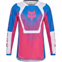 FOX 180 Collect Jugend Motocross Jersey, blau/pink, YXL