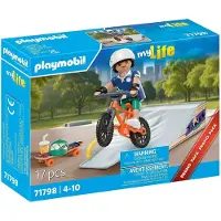 Playmobil Snowboarder Mit Rampenbau-spiel