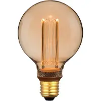 Enzo LED Globe Filament Deco Retro E27 dimmbar 3,5W 1800K extra-warmweiss Gold 2080202758