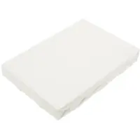 EXKLUSIV HEIMTEXTIL Jersey Spannbettlaken für Wasserbetten Rundumgummizug 200 x 220 cm Weiß