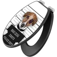Banjado Anthrazit Toilettendeckel Mit Absenkautomatik WC-Sitz Soft Close Hygienischer Klodeckel MDF Mit Motiv Bad Dog Jack Russel
