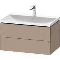 Duravit Möbel-Set L-Cube 80x48x48cm, m Hahnl., lei, 2 Schubkästen