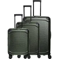 Travelite Trolleyset "MILLENNIUM 3-teilig Reisekoffer Hartschale" aus leichtem Polycarbonat mit stabiler Bauweise und Innenaufteilung