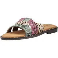 Lazamani Pantoletten Pantoletten Leder/Textil