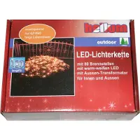 Hellum Lichterkette-LED Mini Außen klar 80tlg; 560831