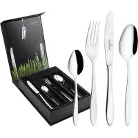 Picard & Wielpütz Solingen Besteck-Set "Tafelbesteck inkl. Besteckbox Bozen 24er Set silber", silber, 24, PICARD & WIELPÜTZ SOLINGEN, Essbesteck-Sets, Besteck-Set, Spülmaschinengeeignet