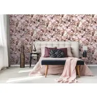 Marburg Vliestapete "Tapete Malerische Blüten" floral geprägt moderne Vliestapete für Wohnzimmer Schlafzimmer Küche